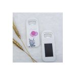 Hayaller Dükkanı 4,5x10,5 cm UV Kız Bebek Magnetleri 30 Adet Fil Baskılı Dikey Açacak Magnet