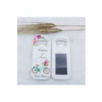 Hayaller Dükkanı 4,5x10,5 cm UV Nikah Şekeri Nişan Hediyeği 30 Adet Bisikletli Uzun Açacak Magnet