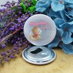 Hayaller Dükkanı Ayda Bebek Konsept Baskılı 15 Adet 58 mm Metal Magnet Açacak