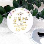 Hayaller Dükkanı Ceylan Ailesi 15 Adet Kız Bebek Açacak Magnet
