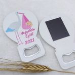 Hayaller Dükkanı Leylek Baskılı Kız Bebek Balon 30 Adet 11x7 cm Açacak Magnet