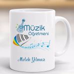 Hayaller Dükkanı Müzik Öğretmeni Kişiye Özel Öğretmenler Günü Kupa