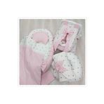 Hayalperest Bebek Yatağı Pembe Babaynest 11 Li Set