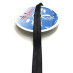 Hayalperest Boncuk 1.5 cm Siyah Lastikli Saç Bandı