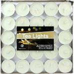 Hayalperest Boncuk Tea Lights Mum 100 Adet - Beyaz