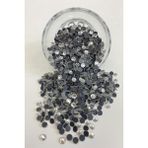 Hayalperest Boncuk Ütüyle Yapışan Boncuk SS30 6mm Yapıştırma Taş 25 Grm - Gümüş