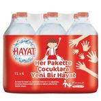 Hayat 6x1 lt Koruncuk Doğal Mineralli Su