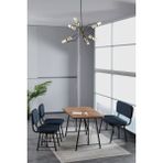 Hayat 70 x 110 Atlantik Mutfak Masası, Mutfak Masası Takımı, Yemek Masası, 2 Sandalye 1 Bench - Lacivert