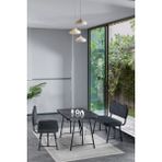 Hayat 70 x 110 Bendir Mutfak Masası, Mutfak Masası Takımı, Yemek Masası, 2 Benchli - Lacivert
