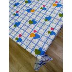 Hayat Home Mavi Kalpli Desen 120X140 Dertsiz Mutfak Masa Örtüsü