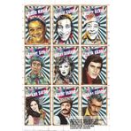 Hayat Poster 9 Parça Karışık Yazılı Ahşap Tablo Seti yeşilçam türk sineması portreler retro ahşap poster seti
