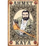 Hayat Poster Ahmet Kaya Bağlamasıyla Retro Ahşap Poster