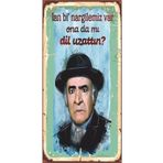 Hayat Poster Ali Şen Yeşilçam Replikler Mini Retro Ahşap Poster