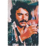 Hayat Poster arabesk müzik ferdi tayfur yeşilçam türk sineması sahne tablo retro ahşap poster