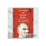 Hayat Poster Atatürk sözleri mdf ahşap tablo yurt sevgisi retro ahşap poster