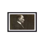 Hayat Poster Atatürk Yatay Sanatsal Çerçeve Görünümlü Ahşap Tablo