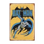 Hayat Poster Batman Retro Vintage Ahşap Poster