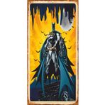 Hayat Poster Batman Süper Kahramanlar Mini Retro Ahşap Poster