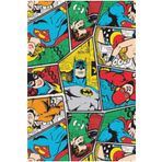 Hayat Poster Batman Supermen Süper Kahramanlar Retro Ahşap Poster