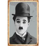 Hayat Poster Charlie Chaplin Şarlo Retro Ahşap Poster