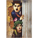 Hayat Poster charlie chaplin the kid sinema pop art estetik dekor tablo retro ahşap poster