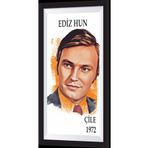 Hayat Poster Ediz Hun Yeşilçam Temalı Çerçeve Görünümlü Mini Ahşap Poster