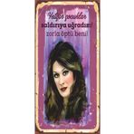 Hayat Poster Gülşen Bubikoğlu Yeşilçam Replikler Mini Retro Ahşap Poster