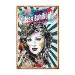 Hayat Poster Gülşen Bubikoğlu Yeşilçam Retro Vintage Ahşap Poster
