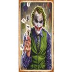 Hayat Poster Joker Poker Kağıtlarıyla Mini Retro Ahşap Poster