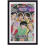 Hayat Poster K-pop Bts Çerçeve Görünümlü Ahşap Poster-16