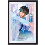 Hayat Poster K-pop Bts Çerçeve Görünümlü Ahşap Poster-1