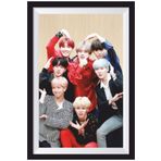 Hayat Poster K-pop Bts Çerçeve Görünümlü Ahşap Poster-21
