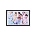 Hayat Poster K-pop Bts Çerçeve Görünümlü Ahşap Poster-22