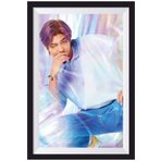 Hayat Poster K-pop Bts Çerçeve Görünümlü Ahşap Poster-23
