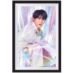 Hayat Poster K-pop Bts Çerçeve Görünümlü Ahşap Poster-24