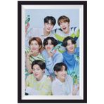 Hayat Poster K-pop Bts Çerçeve Görünümlü Ahşap Poster-25