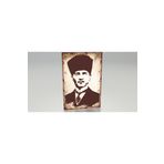 Hayat Poster mustafa kemal atatürk kalpaklı portre tablo retro ahşap poster