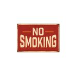 Hayat Poster No Smoking Retro Vintage Ahşap Poster 2030033