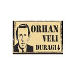 Hayat Poster Orhan Veli Durak Tabelası Retro Ahşap Poster