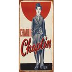 Hayat Poster Şarlo Charlie Chaplin 10 Cm X 20 Cm Mini Retro Ahşap Poster