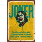Hayat Poster The Joker Sozleri Retro Ahşap Poster