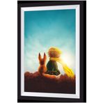Hayat Poster Tilki Ve Küçük Prens Sanatsal Çerçeve Görünümlü Ahşap Tablo