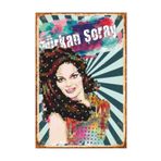 Hayat Poster Türkan Şoray Yeşilçam Retro Vintage Ahşap Poster
