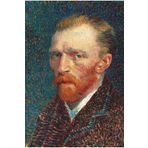 Hayat Poster Vincent van Gogh otoportre ünlü ressamlar resimler ev dekorasyon ahşap tablo
