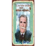 Hayat Poster Yeşilçam Hulusi Kentmen Mini Retro Ahşap Poster