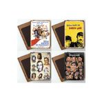 Hayat Poster yeşilçam sahneler poster ahşa magnet 4 lü set buzdolabı süsü