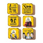 Hayat Poster Yeşilçam Temalı-4 Retro Ahşap Bardak Altlığı Seti 6 Adet 468692900