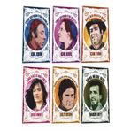Hayat Poster Yeşilçam Türk Sineması Portreler Ve Replikleri Serisi -3- 6lı Mini Retro Ahşap Poster Seti