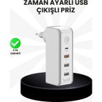 Hayat Store Akıllı Zaman Ayarlı Şarj Cihazı Güvenli ve Enerji Tasarruflu ( Lisinya )