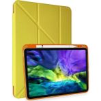 Hayat Store Apple Ipad Pro 11 (2018) Kılıf Kalemlikli Mars Tablet Kılıfı - Açık Sarı